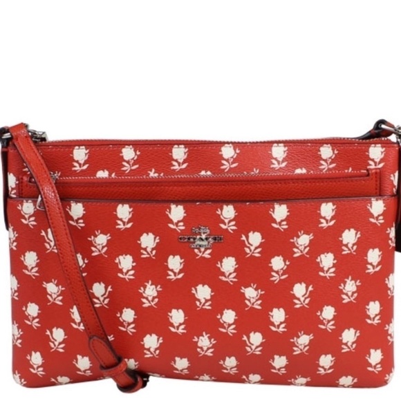 Coach Handbags - COACH Badlands Floral Crossbody w/Removable Pouch